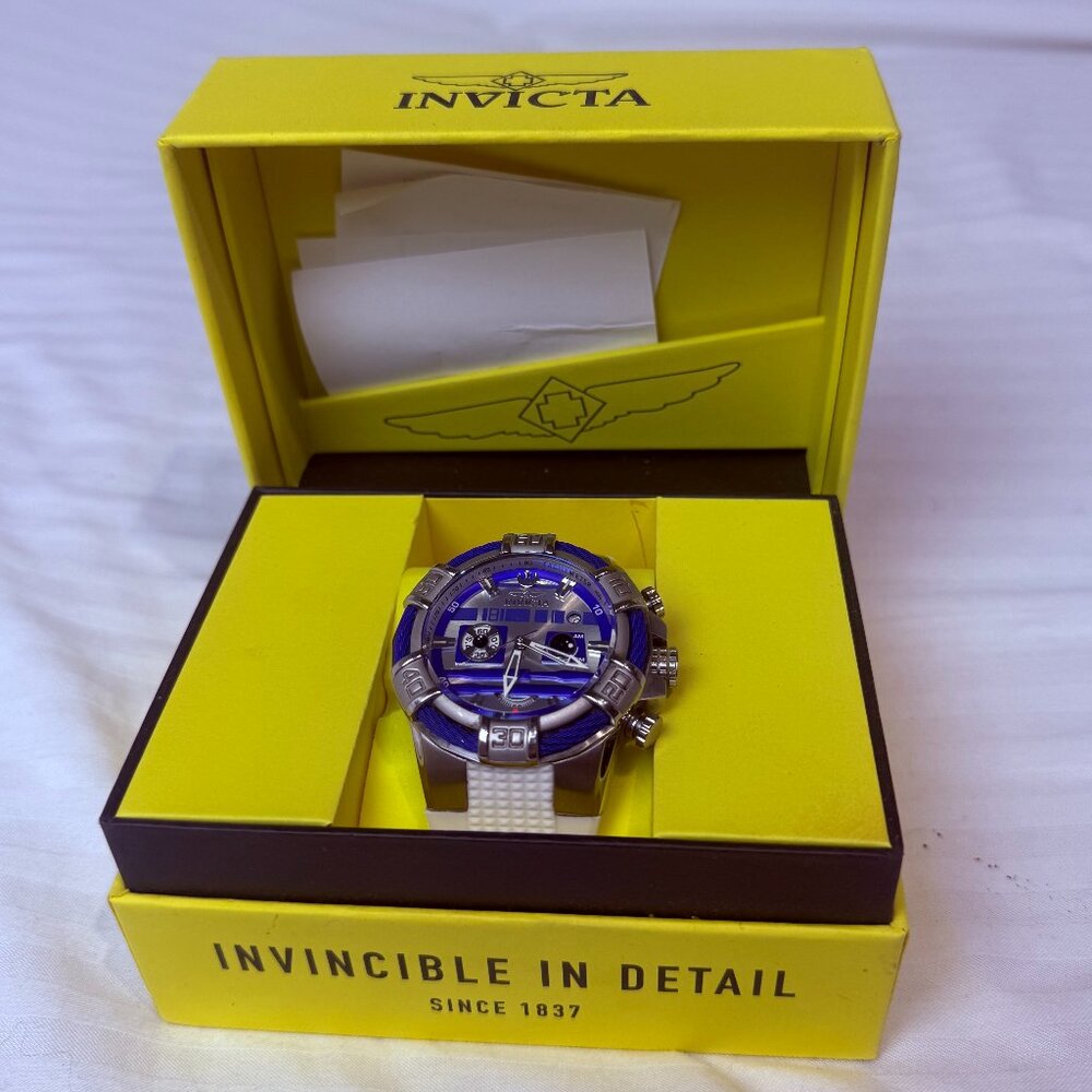 Invicta Star Wars Limited Edition Watch | White Strap | Boxed